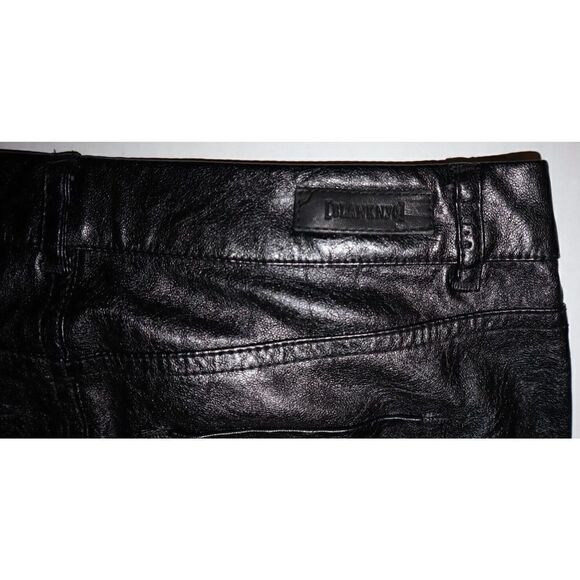 BLANKNYC Women's Sz 25 Black Faux Leather Mid-Rise Skinny Pants - Picture 5 of 6